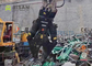 Steel Cutter Excavator Hydraulic Shear Double Cylinder Cutting Car Demolition