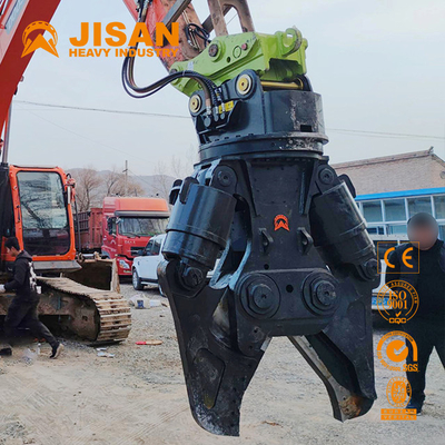 Jaw Double Cylinder Cutting Car Pc200-7 Excavator Demolition Shear Vevor Tool