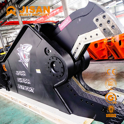 70ton Excavator Scrap Cutting Hydraulic Shears For Steel Structure Demolition Single Cylinder