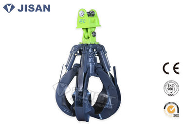 360° Rotation Excavator Rotating Grapple 1950mm Max Jaw Opening Fit  PC200 PC210 PC220