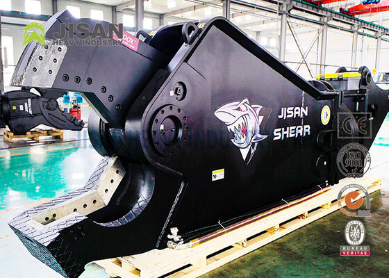 Heavy Duty Excavator Metal Shears For Cutting Ferrous Metals Aluminum Scrap And Industrial Demolition Material Processing