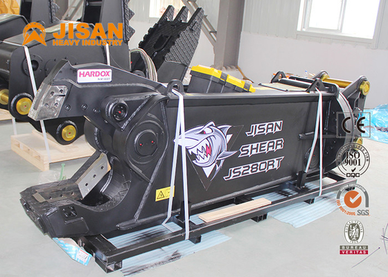 Ex320 Hydraulic Scrap Shear For Dismantling Cars , Ce Metal Cutting Shear Oem Odm