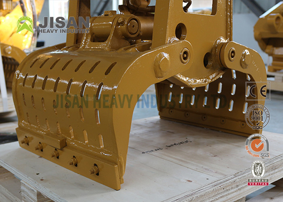 Excavator Hydraulic Sorting Grapple For Demolition Buildings Grab Attachment