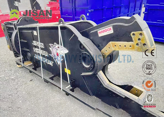 Ex320 Hydraulic Scrap Shear For Dismantling Cars , Ce Metal Cutting Shear Oem Odm