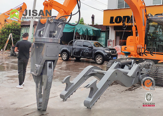 Pc310lc-5 Excavator Demolition Shear , Rotating Scrap Metal Shear Dismantling Machine