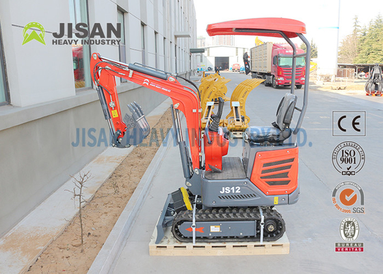 Mini Shovel Bucket Hydraulic Parts Mini Rotary Thumb 1 Ton Excavator Tracked