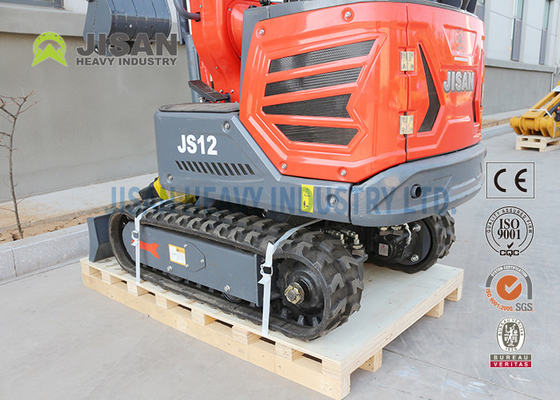 Euros Work Hydraulic Mini Excavator Machine , Agricultural Machinery 1 Ton Excavator