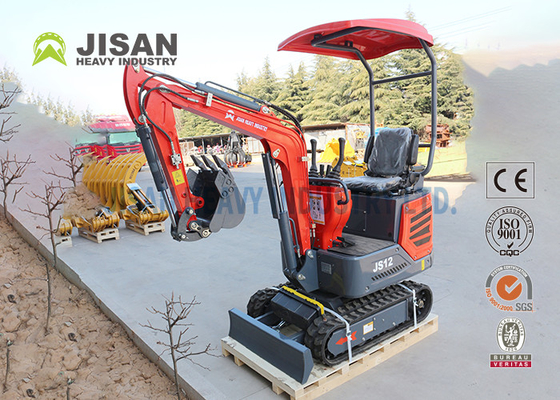 New Pelle 1 Ton Mini Excavators , Zero Tail Micro Mini Excavator