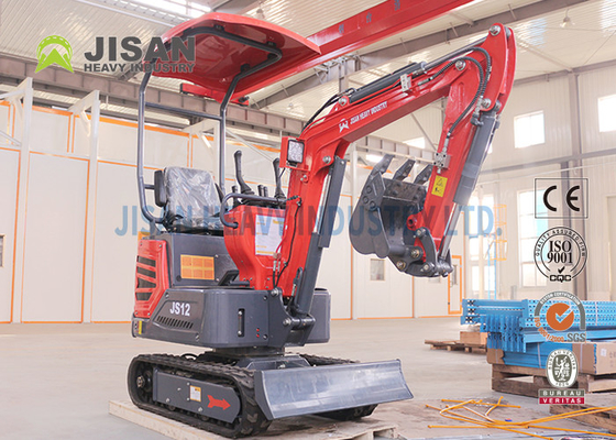 Euros Work Hydraulic Mini Excavator Machine , Agricultural Machinery 1 Ton Excavator