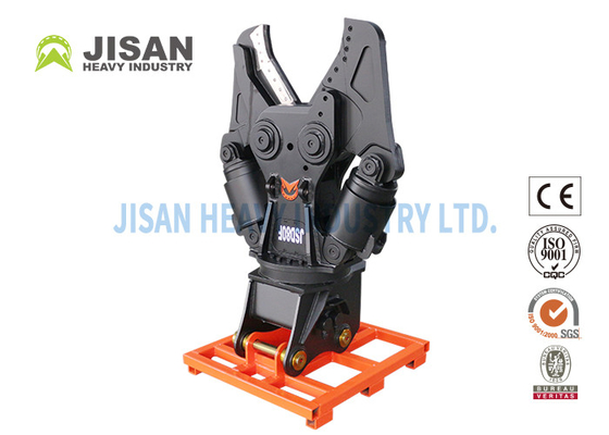 Double / Single Cylinder Hydraulic Excavator Shears Pc100 For Dismantling Cars
