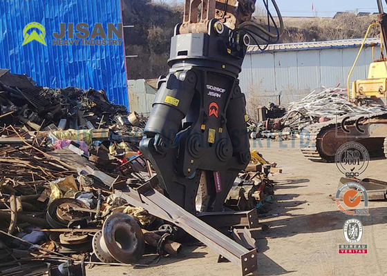 Sk220-3 Excavator Demolition Shear Hydraulic Jaw Double Cylinder