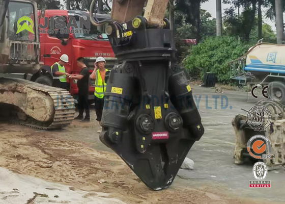 Steel Cutter Excavator Hydraulic Shear Double Cylinder Cutting Car Demolition
