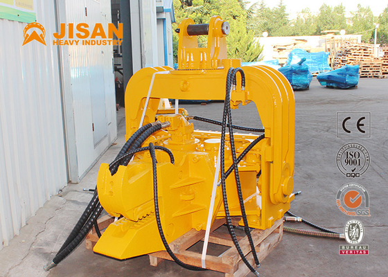 Excavator Vibrating Pile Driver , Ce Sgs 20 Ton Pile Driver Hammer Oem Odm