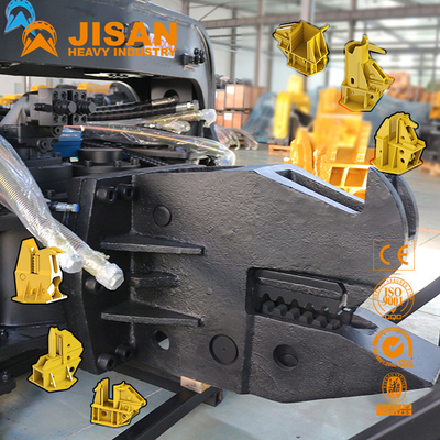 15 Tons Vibro Excavator Hydraulic Pile Hammer 10m 15m 25m Drilling Tool For Sheet Gearbox