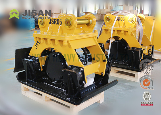 Fuel Efficient 10kn Hydraulic Compactor For Excavator 1.2l/H Consumption