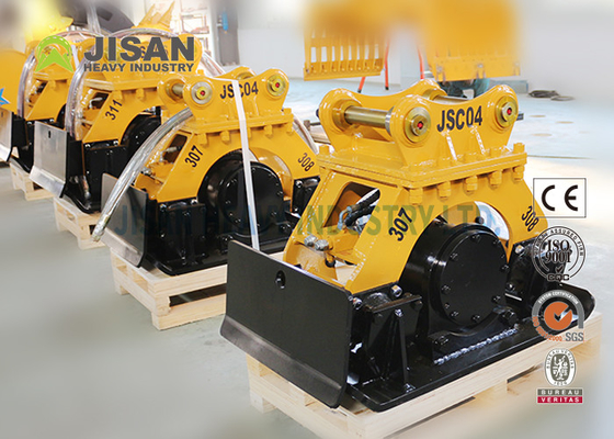 Fuel Efficient 10kn Hydraulic Compactor For Excavator 1.2l/H Consumption