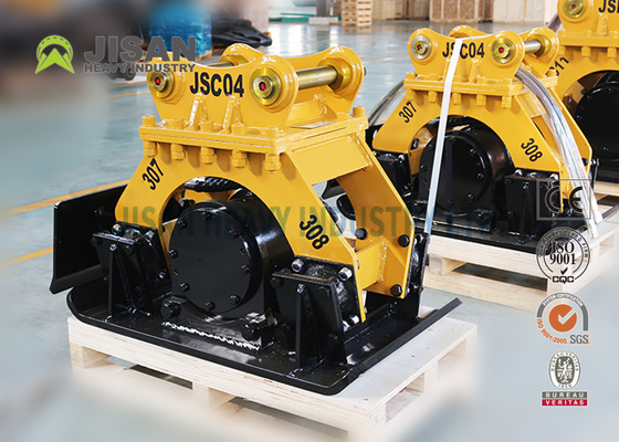 Fuel Efficient 10kn Hydraulic Compactor For Excavator 1.2l/H Consumption