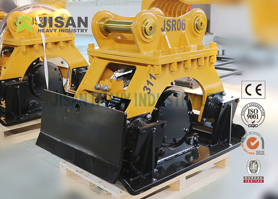 Fuel Efficient 10kn Hydraulic Compactor For Excavator 1.2l/H Consumption