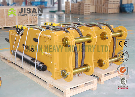 Heavy Duty 100-6200kg Excavator Rock Breaker 1.2 Meters Width