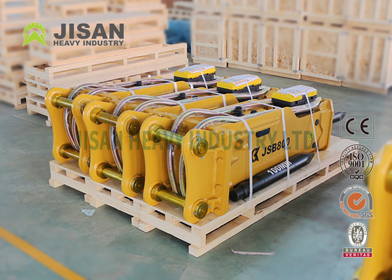 High Performance Vibration Free Hammer Rock Breaker 90Psi 15M/S2 Vibration Level