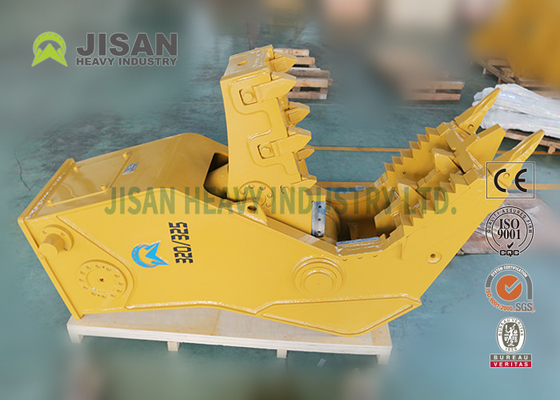 Hydraulic 1000t Excavator Concrete Pulverizer 400mm Depth 350bar Pressure