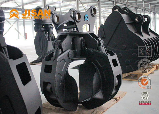 High Durability And Strength 15-60 Suit Excavator Grapple For Construction Industry