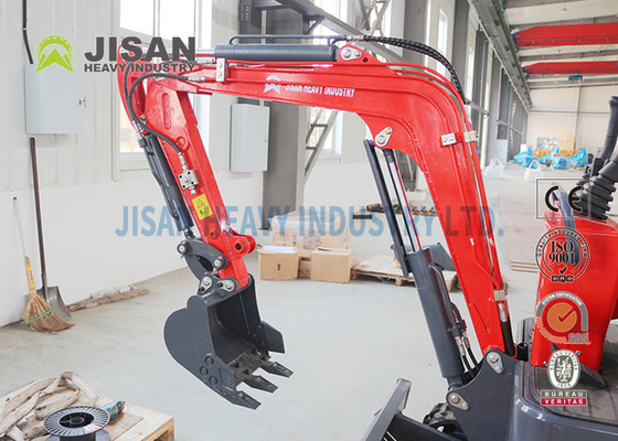 2.2km/h Mini Crawler Excavator Powerful 1650m Max Digging Depth