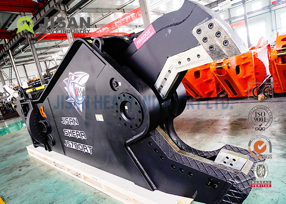 Single Cylinder Hydraulic Shears For 80t Excavators Scrap For Dismantling Rotary
