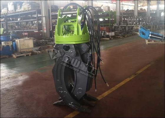 Flat Type Hydraulic Log Grapple Fit  Excavator PC120 PC130 PC160