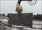 Rotating Motor Excavator Vibro Hammer For 35-50 Ton Excavator ZX350 ZX400