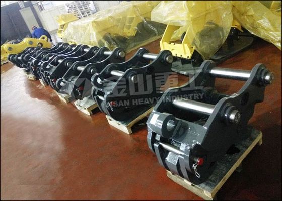 Q345B Steel Excavator Quick Coupler ,   PC50 PC60 Hydraulic Quick Hitch