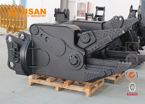Jisan Hardox Demolition Shear For Excavators Single Cylinder Cutting Car Shear Hydraulic Scrap Metal Shears