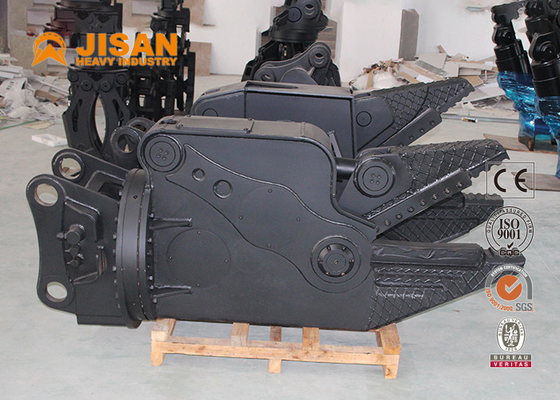 Jisan Hardox Demolition Shear For Excavators Single Cylinder Cutting Car Shear Hydraulic Scrap Metal Shears