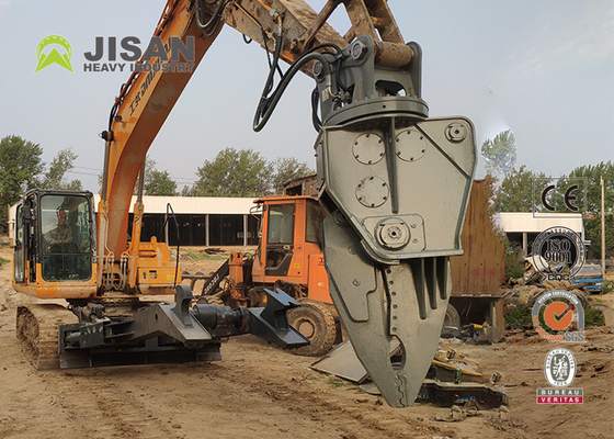 Jisan Excavator Demolition Hardox Steel Shears Fortress Scrap Shears For Sale Cars Dismantling Machine