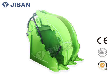 Heavy Duty Hydraulic Grab Bucket Handling Waste Debris For Excavator ZX200 ZX210