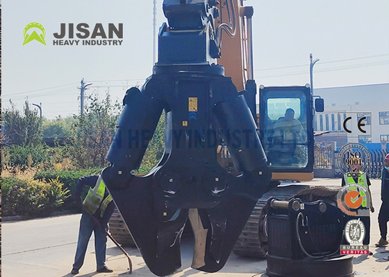 JSD280F Excavator Metal Shears Simple Head Adjustment for Maximum Efficiency in Recycling Concrete Material