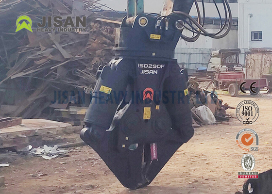 JSD280F Excavator Metal Shears Simple Head Adjustment for Maximum Efficiency in Recycling Concrete Material