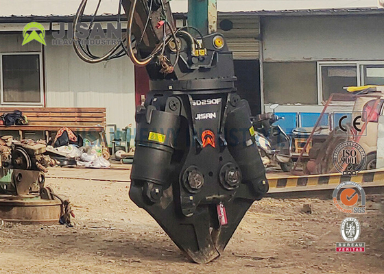 JSD280F Excavator Metal Shears Simple Head Adjustment for Maximum Efficiency in Recycling Concrete Material