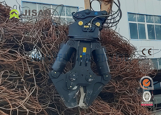 JSD280F Excavator Metal Shears Simple Head Adjustment for Maximum Efficiency in Recycling Concrete Material