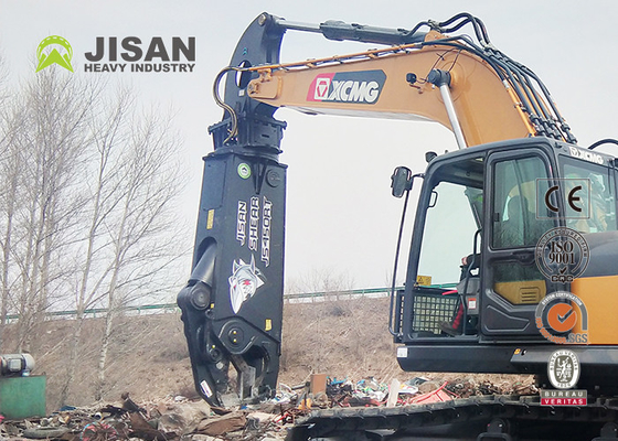 Teyun Tycs450rt Hydraulic Shear Durable Excavator Metal Shears for Scrap Material Cutting and Recovery on Industrial Demolition Sites