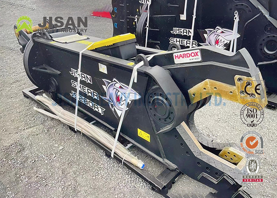 Teyun Tycs450rt Hydraulic Shear Durable Excavator Metal Shears for Scrap Material Cutting and Recovery on Industrial Demolition Sites