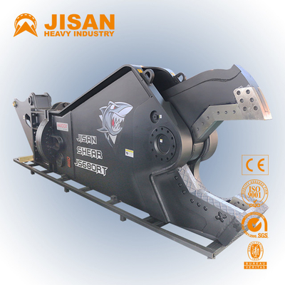 Quick And Easy Blade Replacement Scrap Material Cutting And Recovery With Teyun Tycs450rt Hydraulic Shear For Excavators