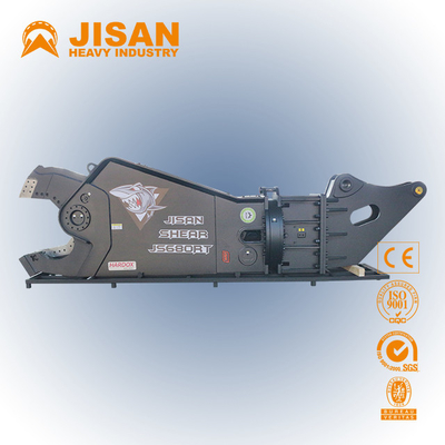 Quick And Easy Blade Replacement Scrap Material Cutting And Recovery With Teyun Tycs450rt Hydraulic Shear For Excavators