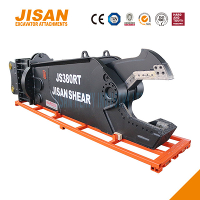 360 Degree Hydraulic Rotation Excavator Metal Shears For Scrap Material Recovery