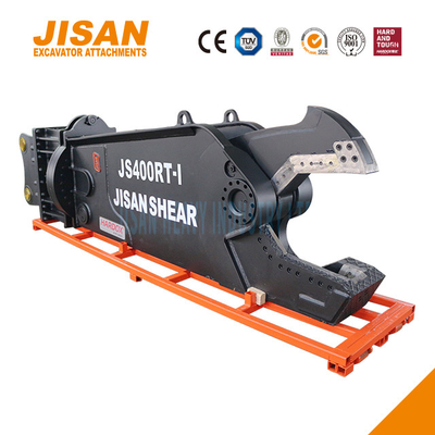 JS430RT Excavator Metal Shears For Cutting Iron Steel And Other Materials With 40-50 Ton Arm Installation