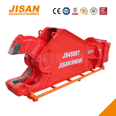 JS430RT Excavator Metal Shears For Cutting Iron Steel And Other Materials With 40-50 Ton Arm Installation