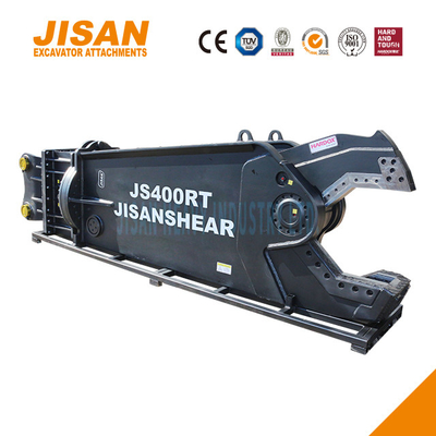 JS430RT Excavator Metal Shears For Cutting Iron Steel And Other Materials With 40-50 Ton Arm Installation