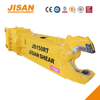 360 Degree Rotation Hydraulic Excavator Metal Shears For Scrap Material Recovery In Industrial Demolition Sites