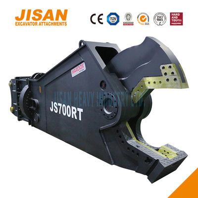 JS800RT Excavator Metal Shears Easy Blade Replacement And Wear Resistant Steel For Maximum Strength