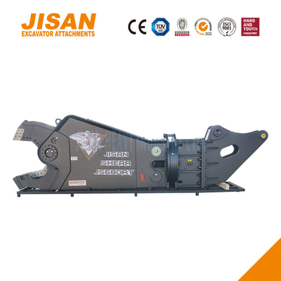 JS800RT Excavator Metal Shears Ideal For Heavy Duty Steel Cutting With 80-110 Ton Arm Installation
